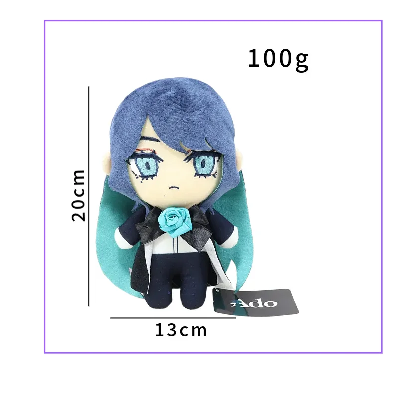 

Ado Hibana Plush Cute Ado Usseewa Doll Stuffed Game Soft Pillow Doll Kawaii Room Decor Toy Kids Gift Singer