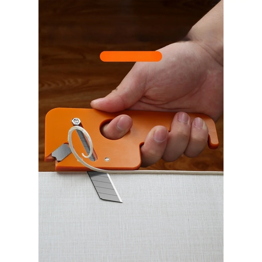 Alloy Steel Edge Banding Trimmer for Laminate Panels Flush Cutting Tool with Ergonomic Handle Dual Function Design