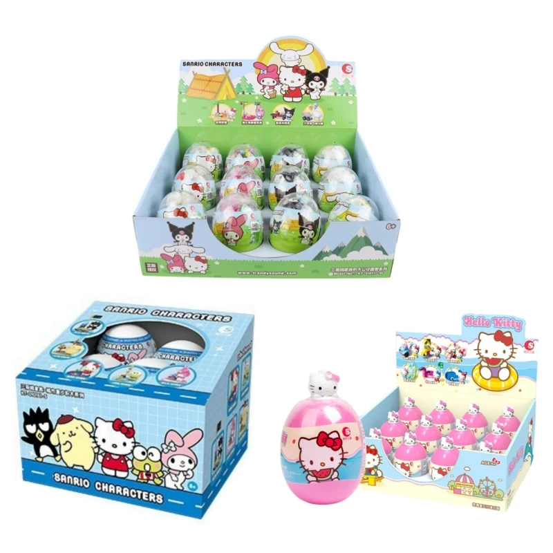 

Новая оригинальная слепая коробка Sanrio, фигурка, модель игрушки Gashapon, милый персонаж аниме Kitty Melody Kuromi, детский подарок