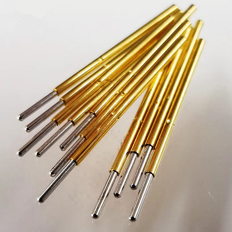 100Pcs P50-J1 Spring Test Probe  Test Tools Dia 0.68mm Length 16mm 75g Spring Test Probe Pogo Pin Round for Head Pin