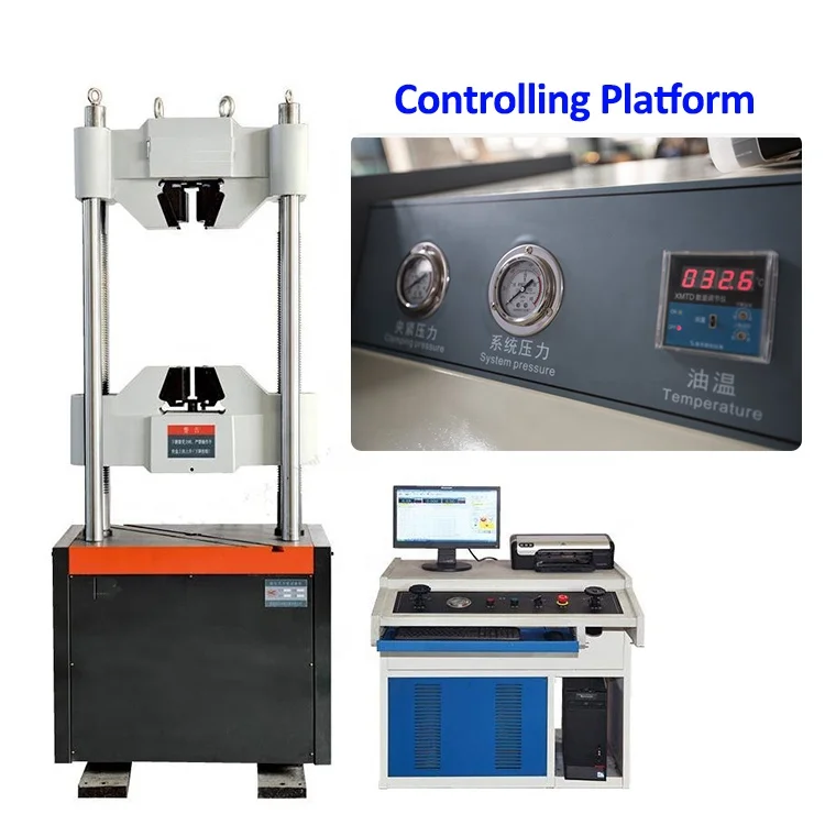 LIYI UTM 100KN 1000KN 2000KN 30 Ton 60 Ton Universal Hydraulic Tensile Rebar Servo Steel Wire Tensile Testing Machine Equipment