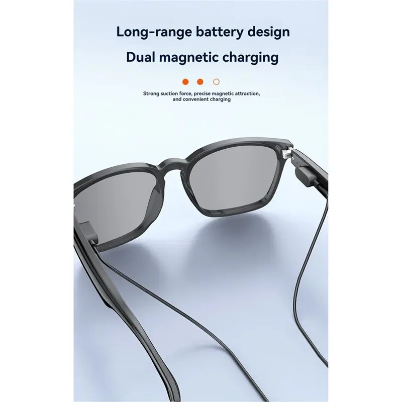 B29C-AI Smart Glasses Bluetooth 5.4 With Speaker 145 Languages Real Time Translator AI Sunglasses For Men And Woman C