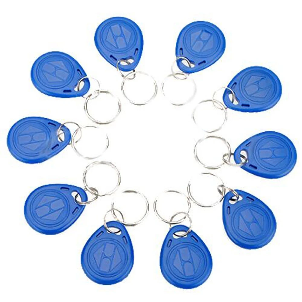 5Pcs 10Pcs 100Pcs Blue 13.56MHz IC RFID Keyfob Smart Contactless Card Tag Token Access Control Door Entry Attendance System