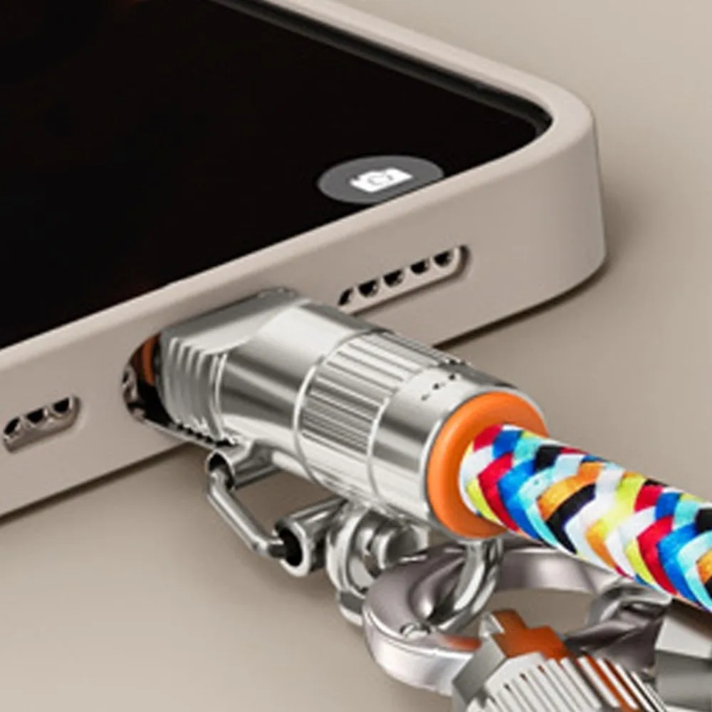 

Кабель для передачи данных типа C, ремешок для мобильного телефона через плечо, 2 в 1, анти-потерянный ремешок для быстрой зарядки телефона, плетеный с нашивкой