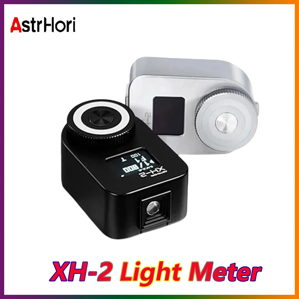 

AstrHori XH-2 Camera Light Meter OLED Display Real-time External Hot Cold Shoe Fixing Shutter for Camera Photography