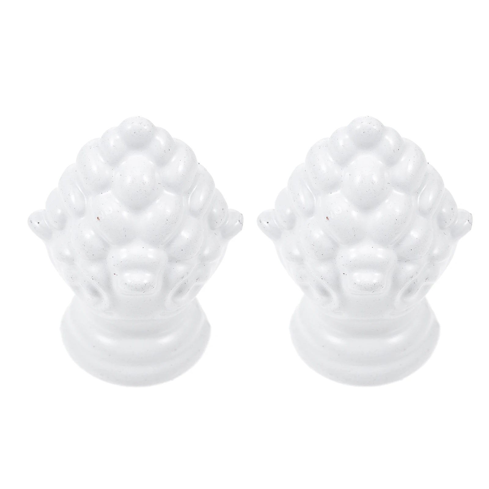 

Zinc Alloy Lamp Finials Decorative Head for Table Floor Lamps Modern Light Shade Knob Small White Accessory Elegant Stylish Room