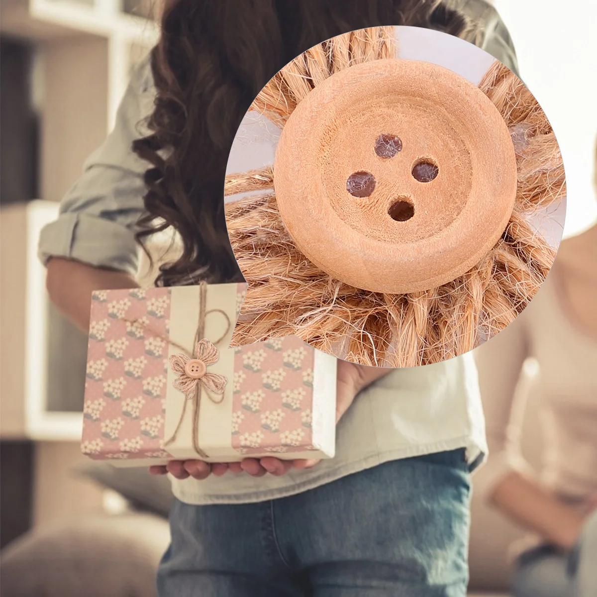 

20pcs Decorative Burlap Rose Flowers Decorative Burlap Flowers Rustic Rose Wedding Christmas H made Craft Gift Box Home Party