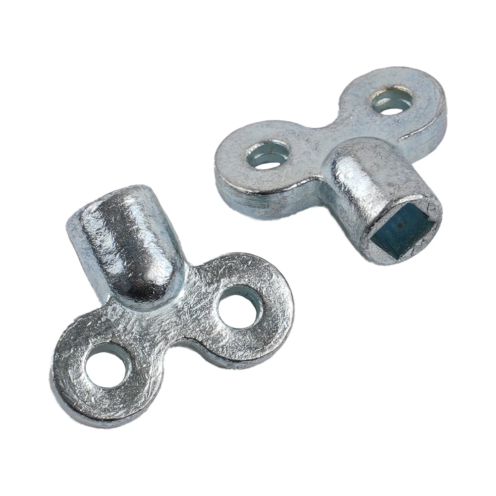 6PCS Zinc Alloy Valve Key Faucet Key Radiator Water Tap Plumbing Bleeder Key Air Vent Central Heating Tool Radiator Bleeding