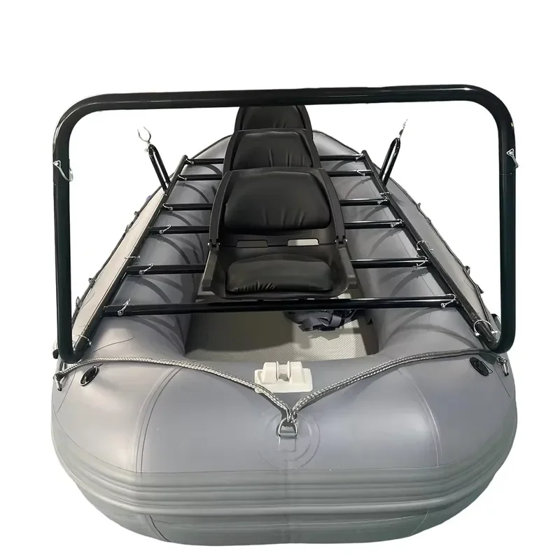 2025 1- 3 Person Rowing Paddle PVC Drop Stitch Inflatable Boat River Fishing Rafting with Aluminum Frame