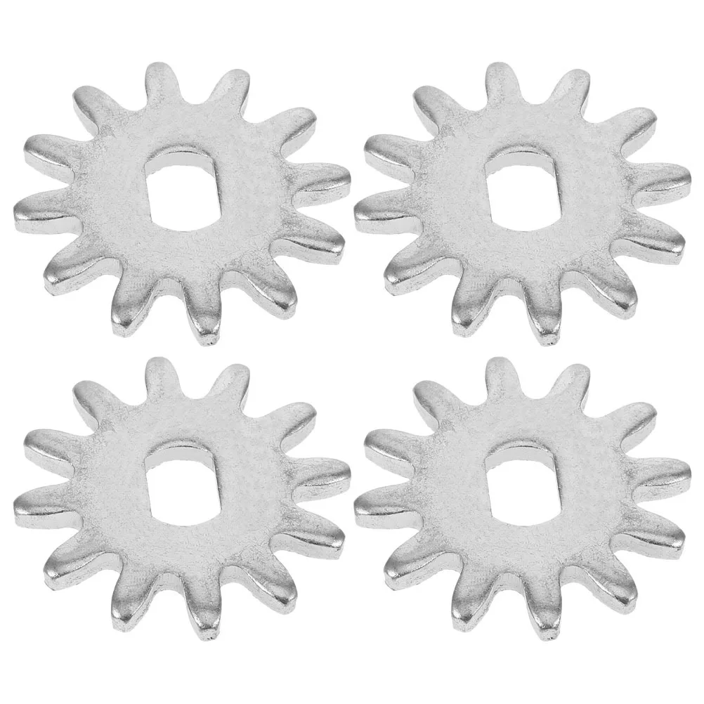 

4Pcs Metal Jack Gear Car Repair Accessory Heavy Load Endurance Versatile Application Smooth Operation Metal Jack Gear