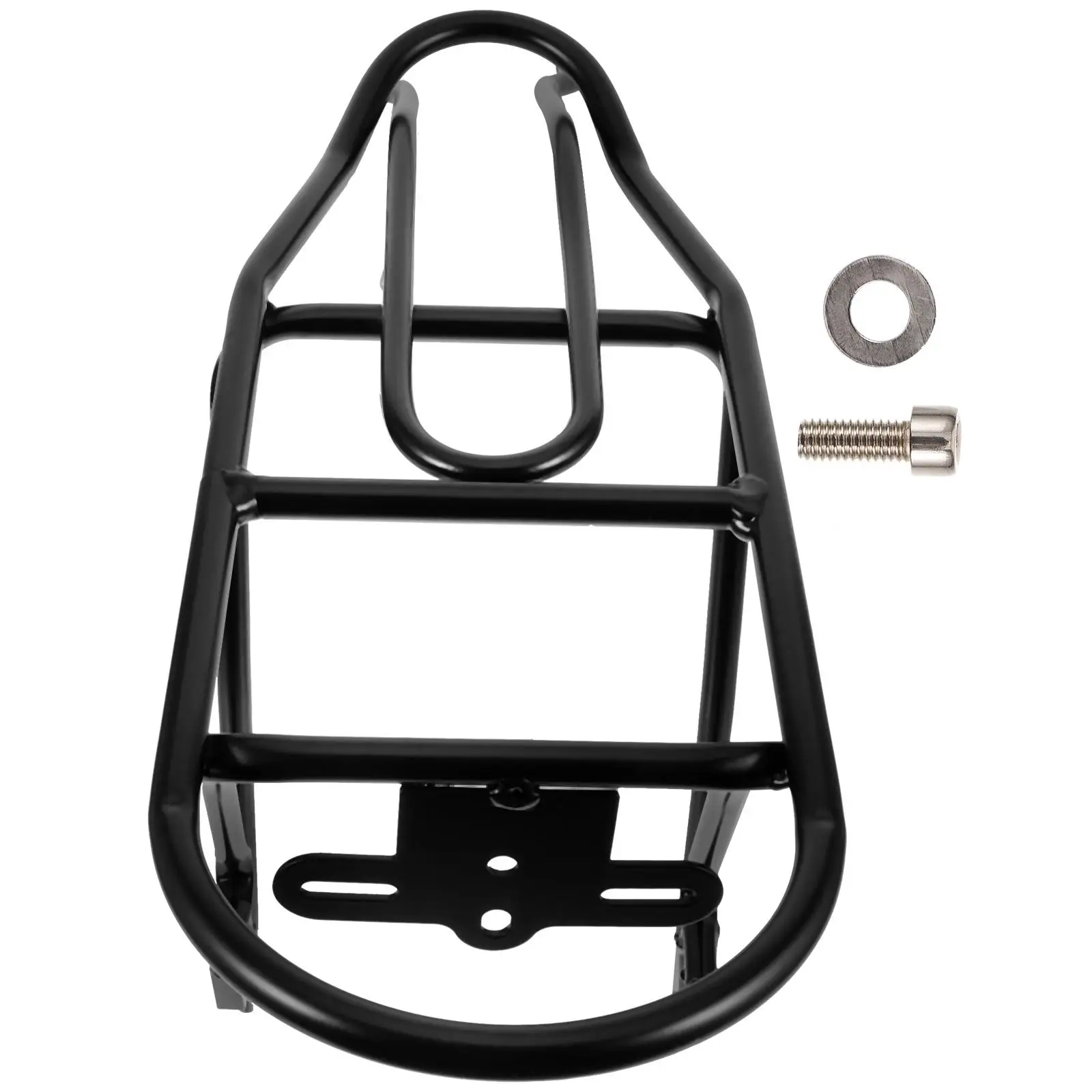 

Bicycle Rear 20 Inch Foldable Tail Rack Aluminum Alloy Black Durable Cargo Holder Bike Rear Rack For Bikes Stable Use