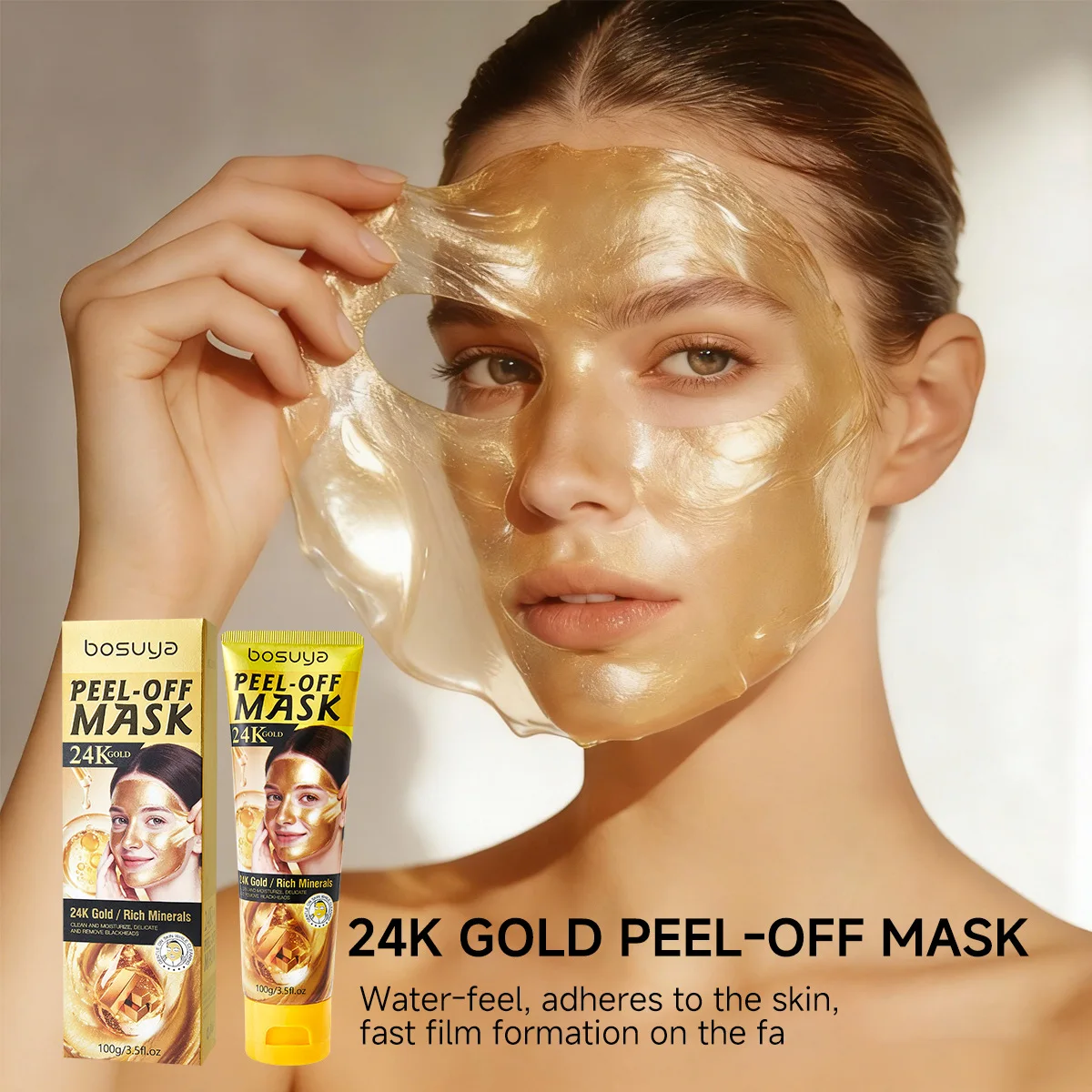 

100g 2 PcsTear Mask Apply Tear Mask Deep Cleansing Effectively Removes Oil, Dirt,and Impurities From Pores