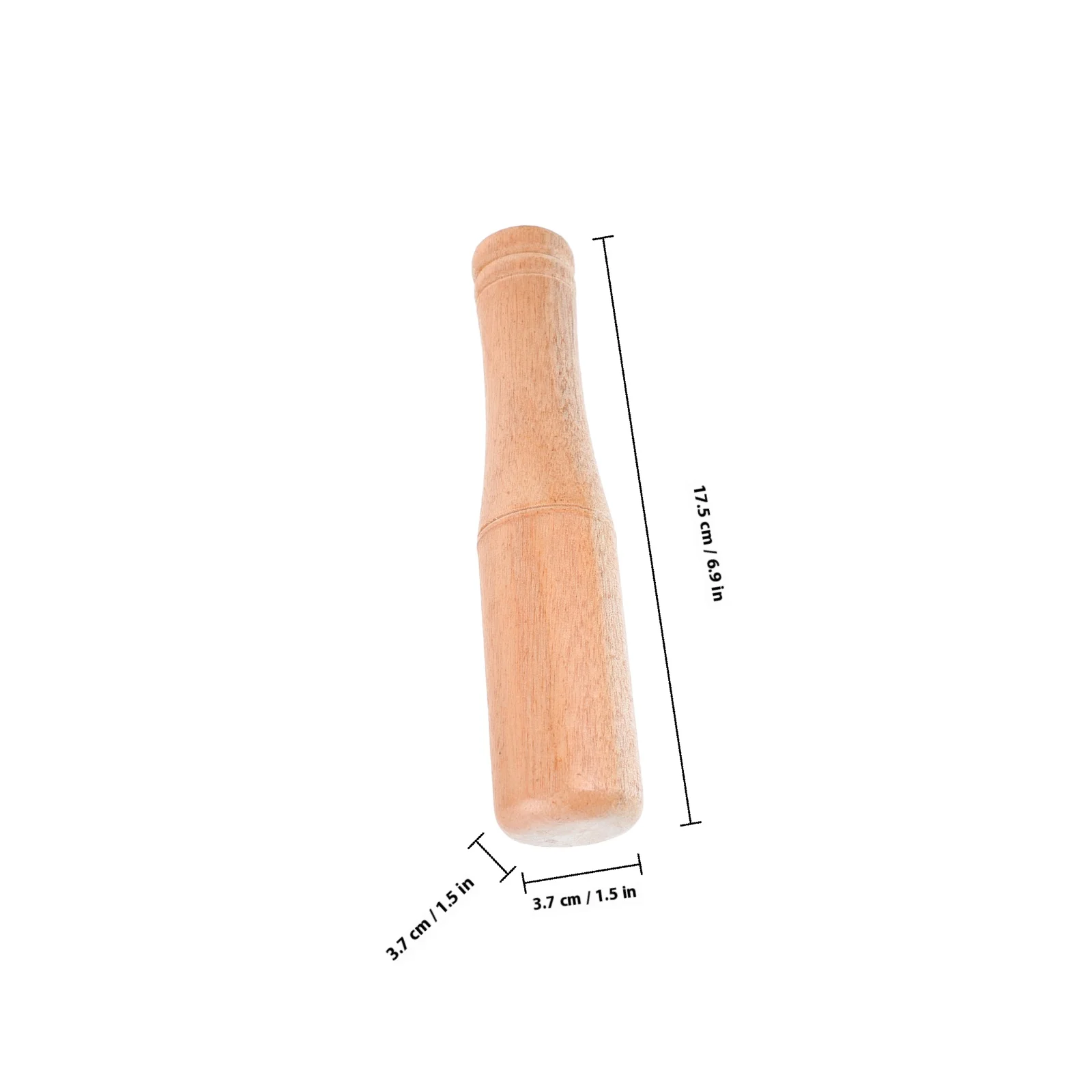 Alipis Wooden Muddler Garlic Press Mortar Pestle Kitchen for Mojito Medicine Baby Food Wood Grinding Stick Wooden Pestle