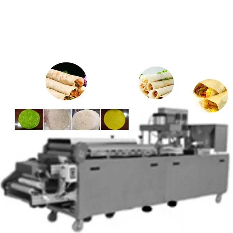 Fully Automatic Tortilla Chapati Making Machine Dumpling Skin High Quality Lavash Bread Roti Pizza Bread Maker Machine Price