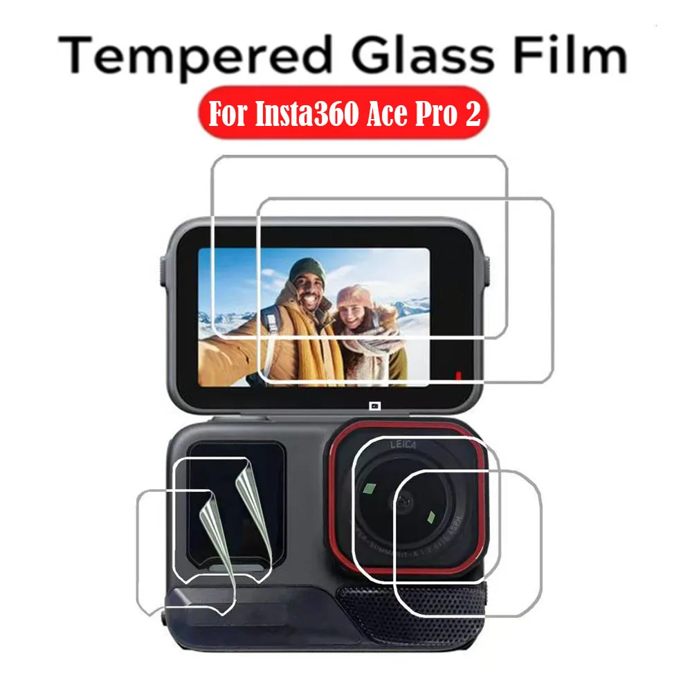 Tempered Glass Screen Protector for For Insta360 Ace Pro 2 , Lens Protection Protective Film For Insta360 Ace Pro 2 Camera