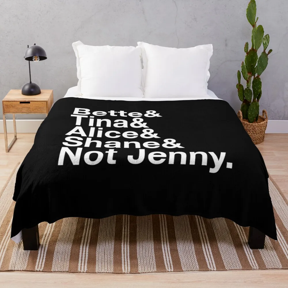 

Not Jenny Throw Blanket Sofa Throw Travel Multi-Purpose Blankets