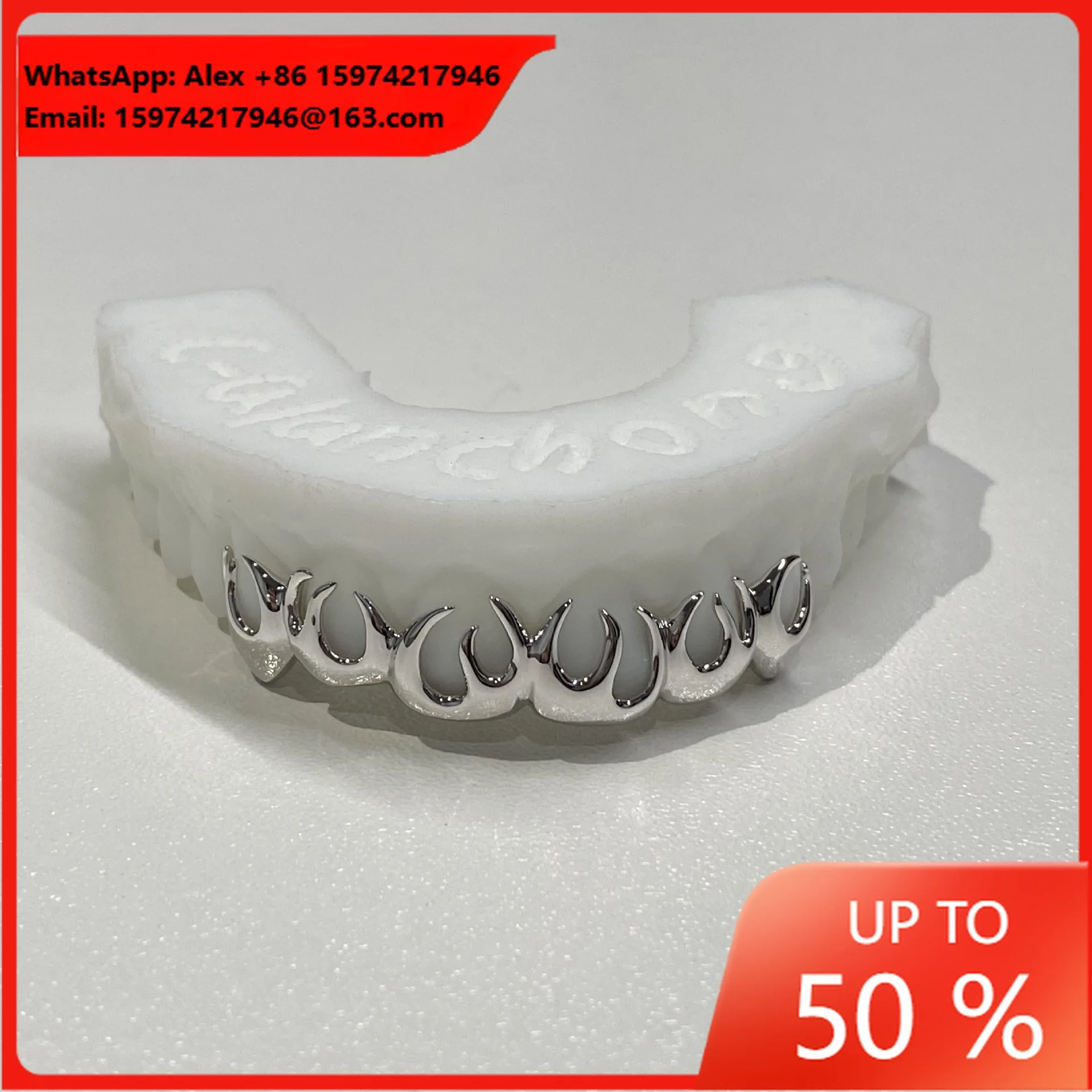 6-tooth Flame Grill Top 6 European And American Cross-border Hot-selling Grillz