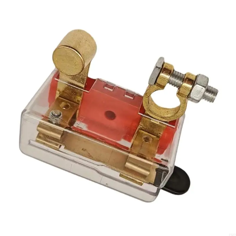 250A 12V/24V Battery Disconnect Switch with Top Post Negative Terminals Power Isolator for Extreme Weather Conditions