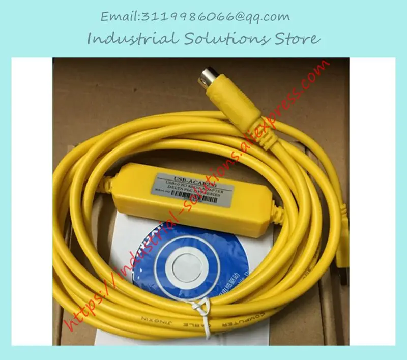Nuova programmazione PlC Ca ble USBACAB230 USB-DVP Giallo di seconda generazione Win7