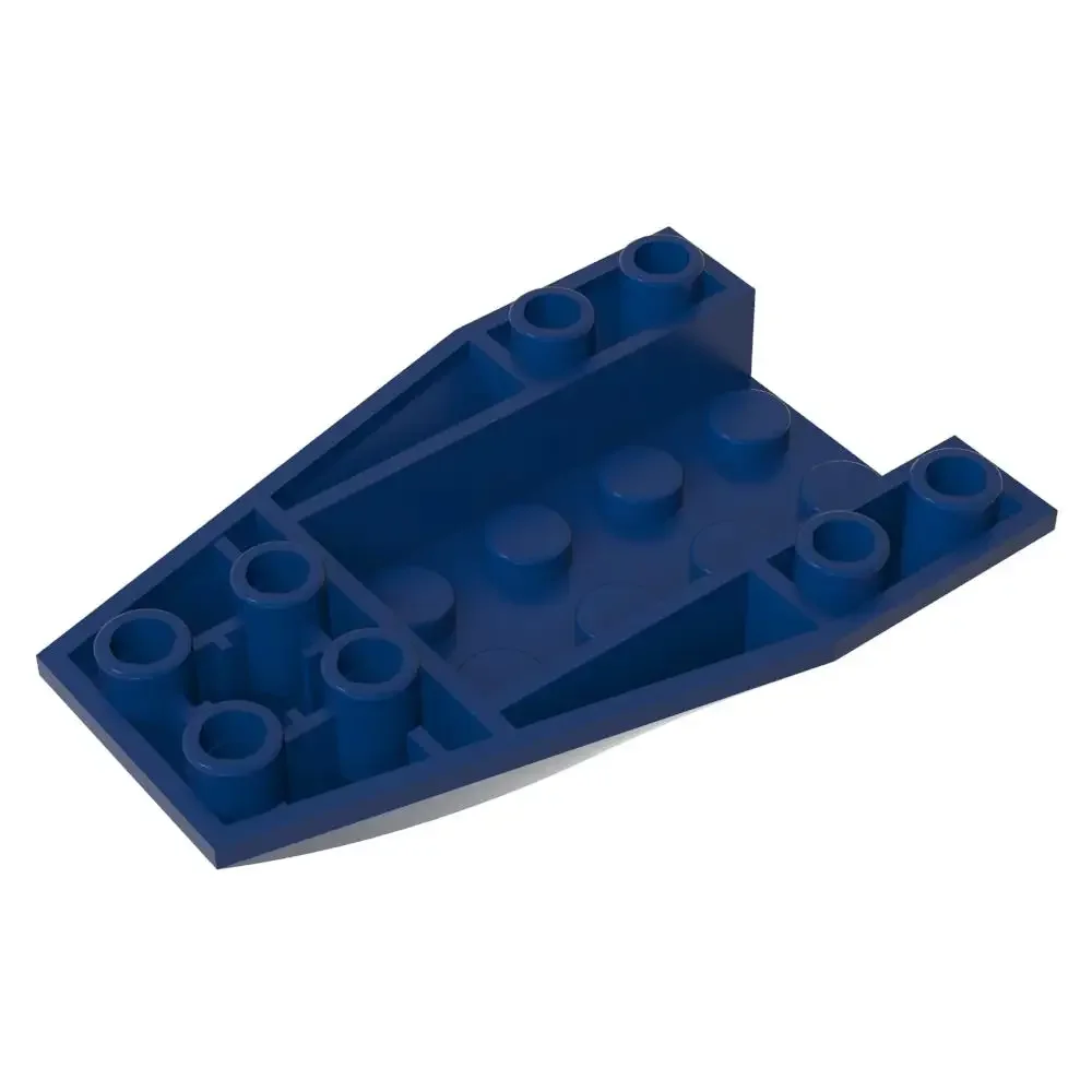 Gobricks 1 Pcs MOC Wedge Curved Inverted 6 x 4 Bricks Compatible With 43713 Model Building Blocks Parts Kids Birthday Toys Gifts