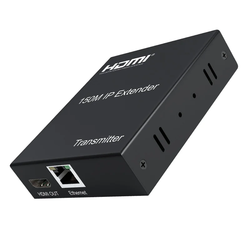 

150M IP HDMI Extender Over Rj45 Cat5e Cat6 Cable 1080P HDMI Ethernet Video Transmitter and Receiver Splitter By Network Switch