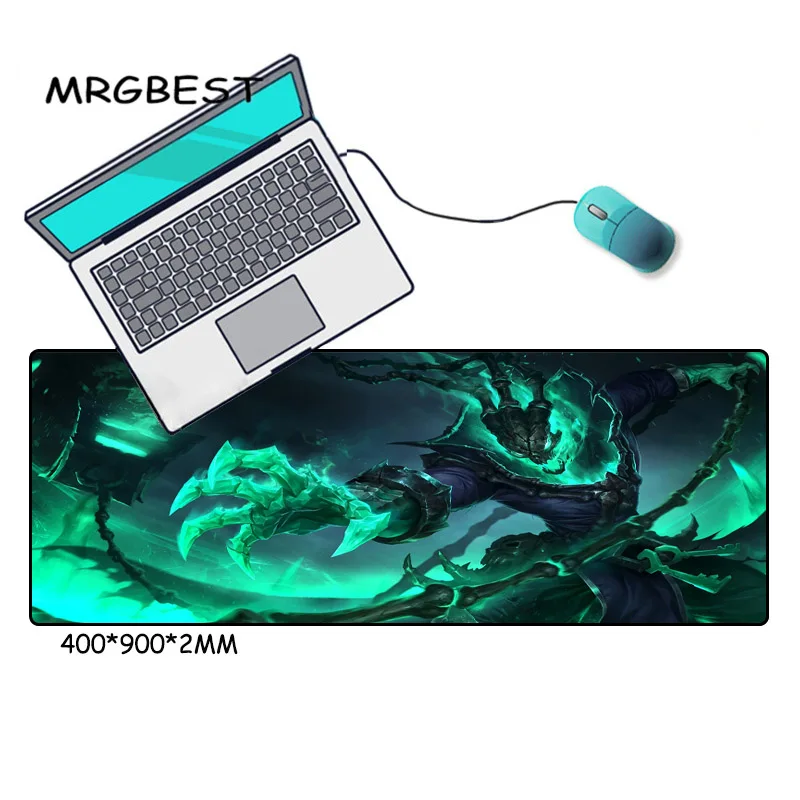 Large Mouse Pad Lol Thresh Computer Accessories Table Mat Gaming Laptop Xxl Mousepad Pc Gamer Completo Gaming Room Decoration