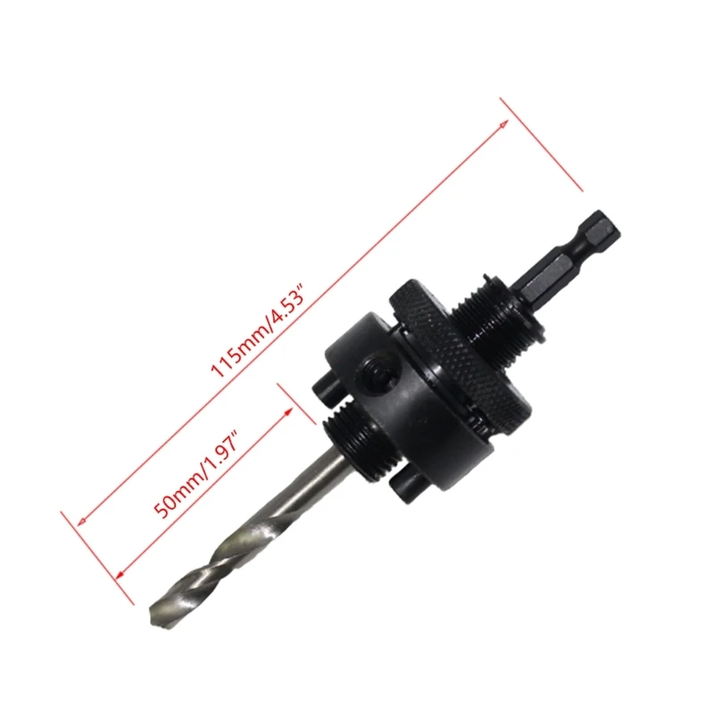 F92C Hole Mandrel, Fit Hole 32-210mm Hole Hole arbor và 1/4 inch