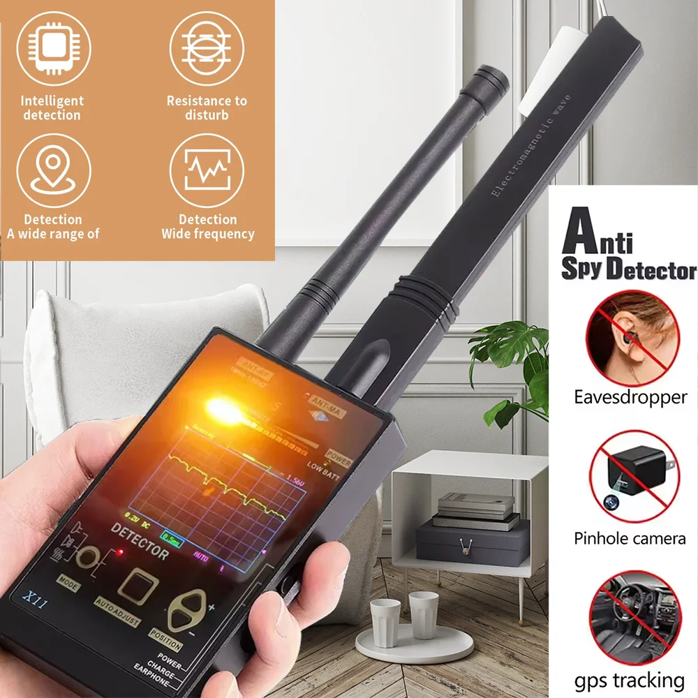 Signal detector Cameras hotel anti-sneak shooting detection camera car gps detector anti-eavesdropping anti-tracking alarm Scan