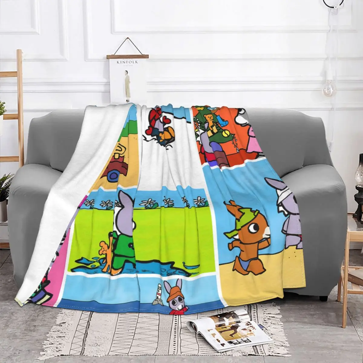 TROTRO Anime Child Plush Blanket cartoon france cute kid children Custom Throw Blankets for Home Quilt