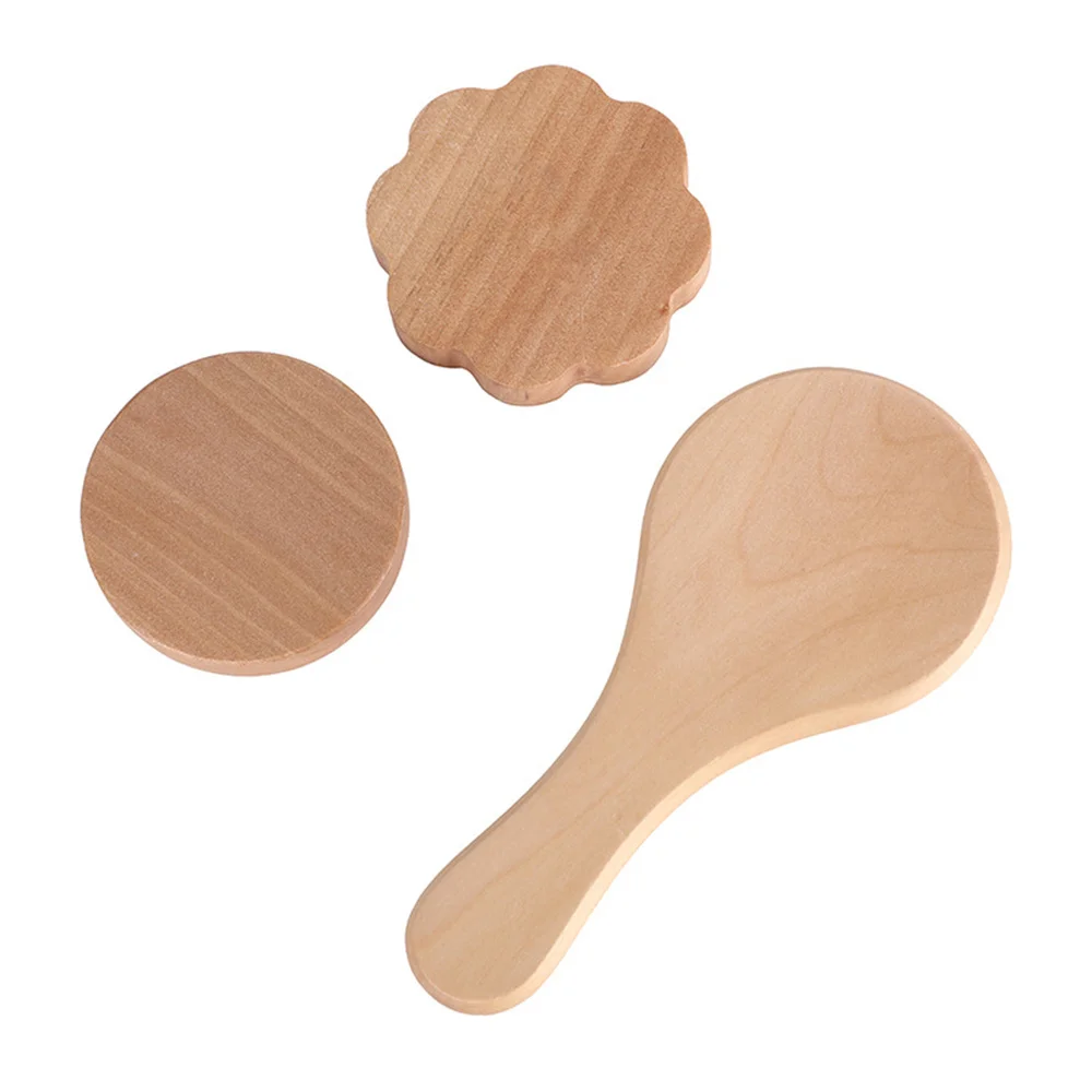 Espejo de mano de madera para mujer, accesorio redondo y portátil, compacto, ideal para maquillaje y viaje