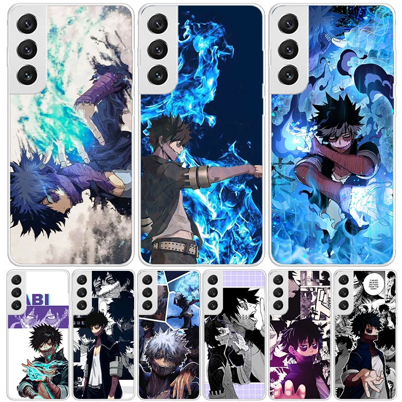 My Hero Dabi Bnha Case Phone Cover for Samsung Galaxy S24 Ultra S23 Plus S22 + S21 S20 FE S10E S10 S9 S8 S7 Edge Trend Fundas