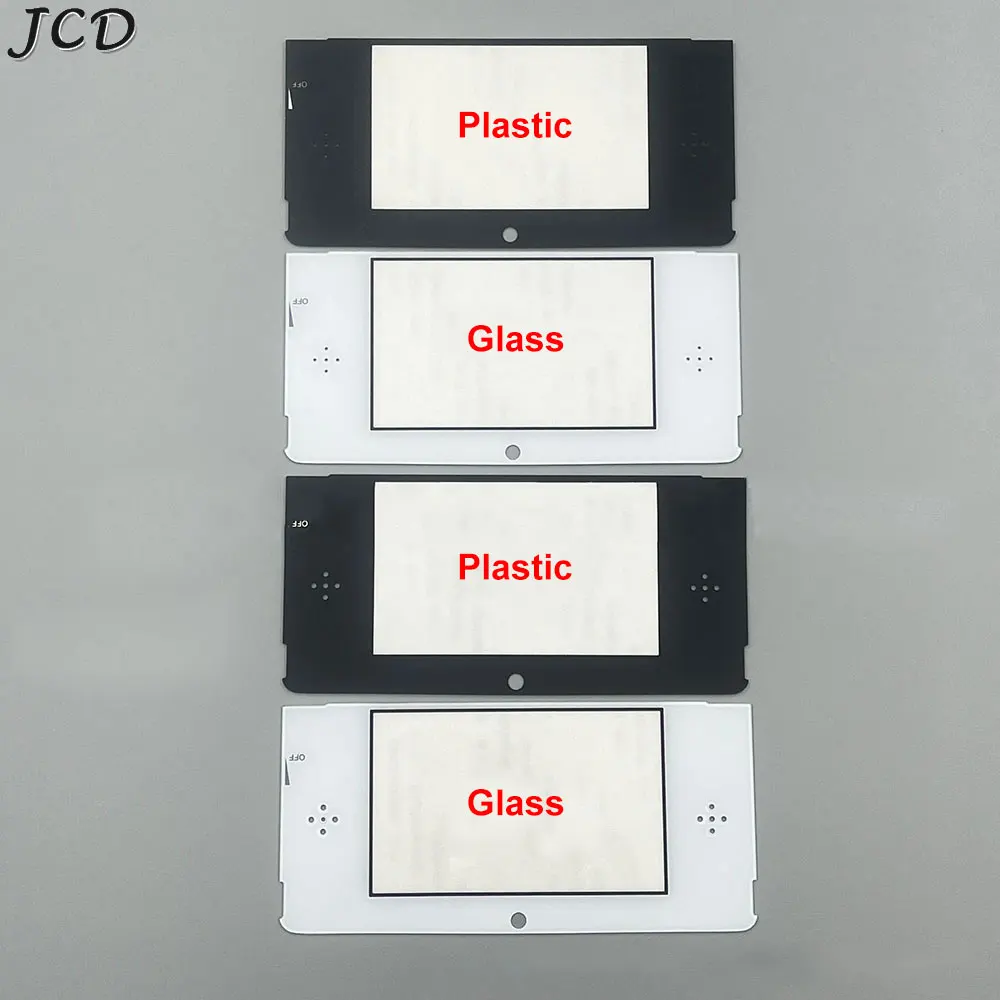 

JCD For 3DS Glass/Plastic Top Material LCD Screen Display Cover for Nintendo 3DS Screen Mirror Repair Replacement