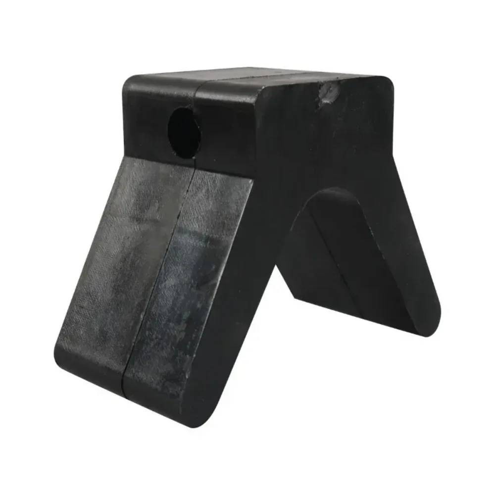 

For Non Marking Mounting Hole New for 2 Inch Width 3 Inch V-Span V-Style Boat Trailer Bow Stop Block Trailer Rubber Bow Stop