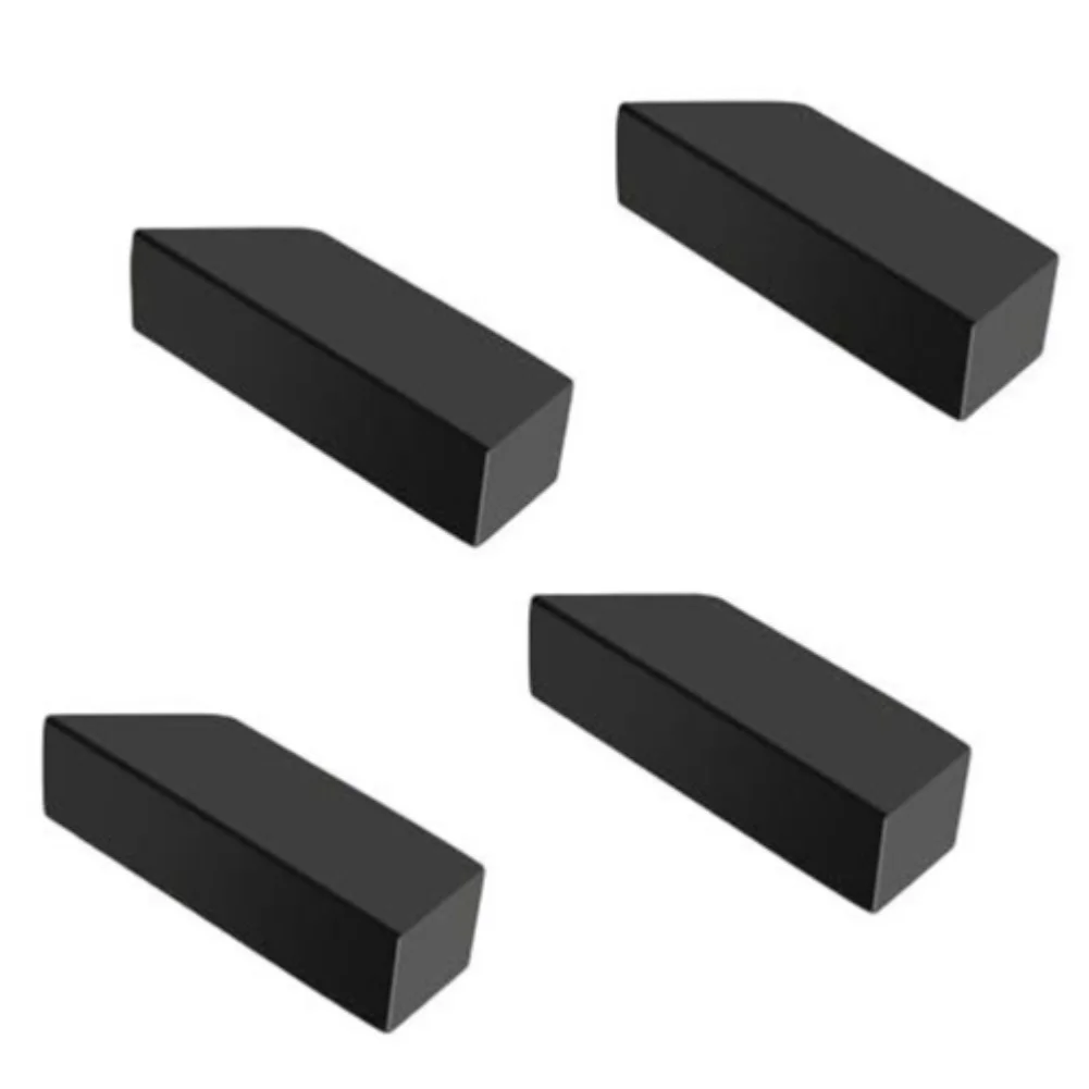 Matte Black Towel Hooks 4 Pack - SUS 304 Stainless Steel Wall Hooks Lightweight Yet Strong 8.5x2.5x2.5cm for Daily Use
