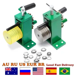 Ring Bending Tool Earring Bender Jewelry Making Tools Crafts Making Processing Set Metal Stainless Steel Rolling Machine