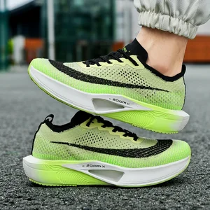 Herren Sommer Neue Dämpfung, Abpraller, Anti -Bleit -Kohlenstoffplatten -Tennis, atmungsaktive Strick -Sportschuhe für Teenager 6 Hauptverkaufsschuhe Carbon Paster - №4