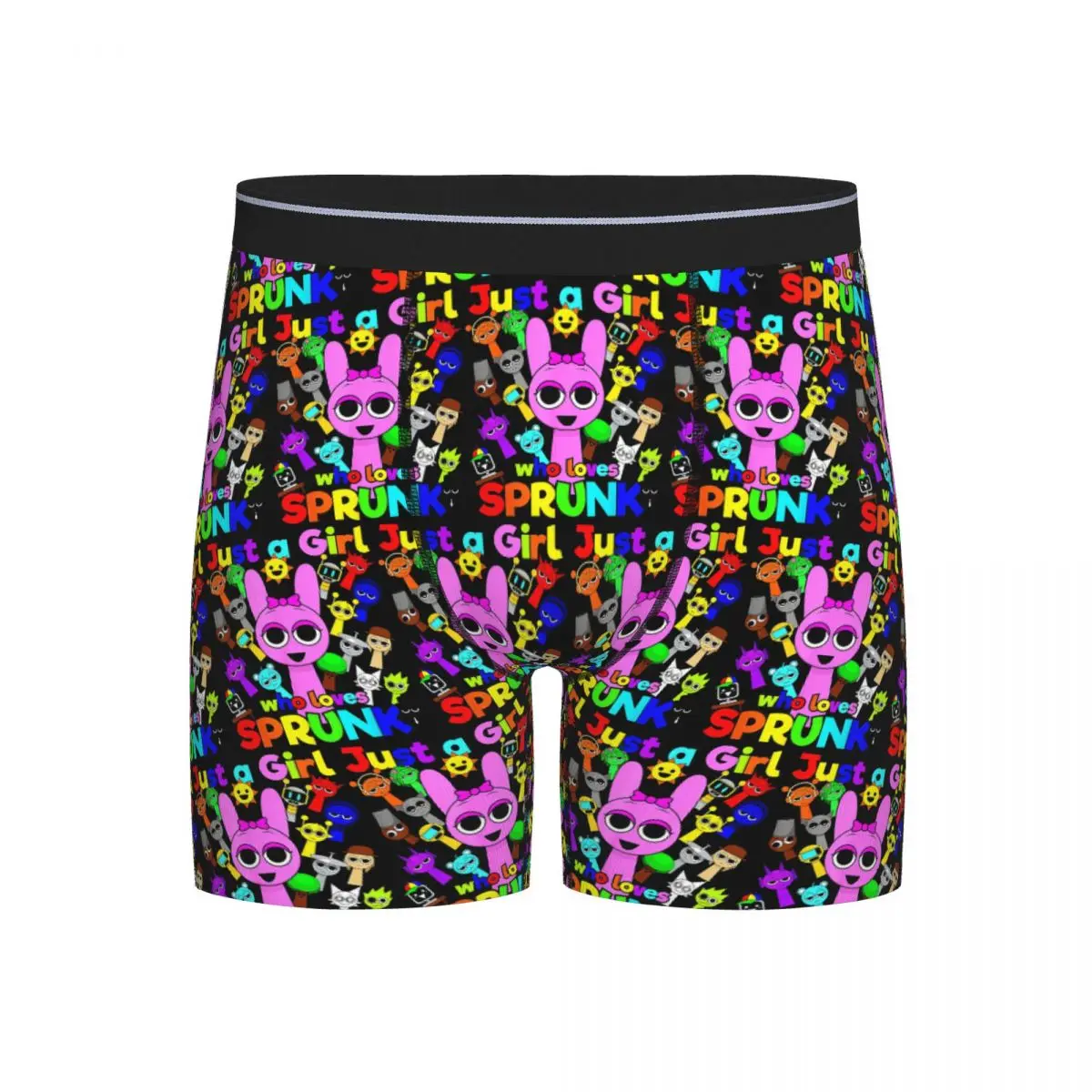 

Long Boxer Underpants Shorts Sprunki Best Beatmaker Panties Men's Ventilate Underwear for Homme Man Boyfriend Gift