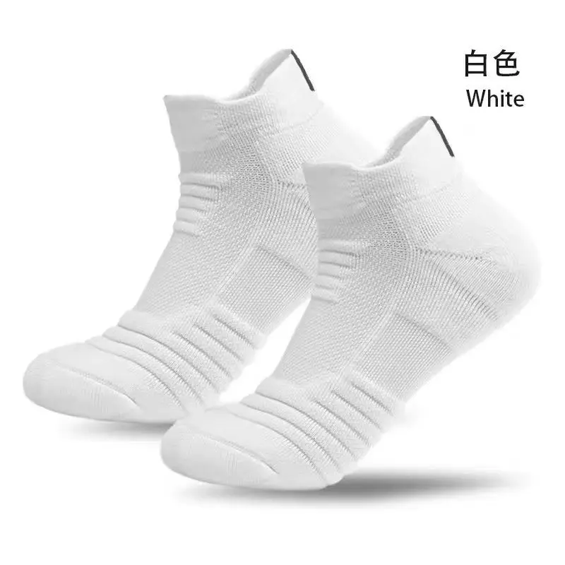 3 Pairs Breathable Mesh Athletic Terry Socks Cushioned Moisture-managing and Durable Reduces Foot for Running Hiking & Sports view 4