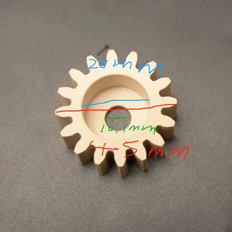 Piezas de engranaje de bomba de aire de plástico para máquina de helado, piezas de repuesto de engranaje en espiral para máquina de helado Taylor Soft Serve