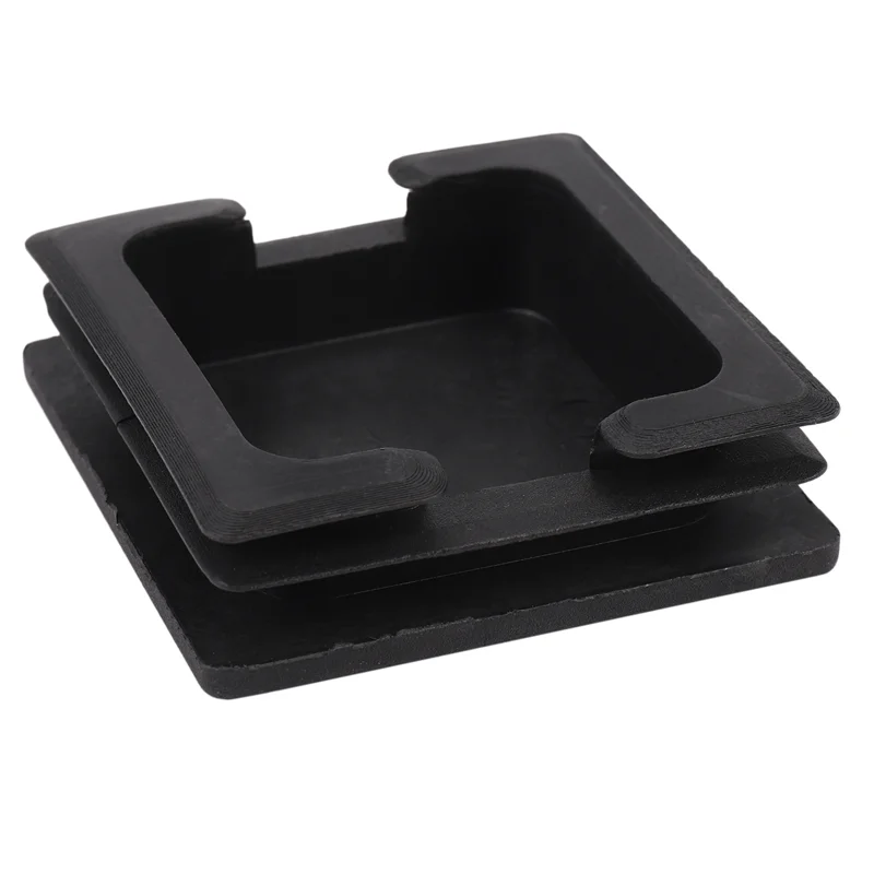Bouchons carrés en plastique 75Mm X 75Mm, Inserts de tuyaux, obturation d'extrémité, 12 pièces-AT64