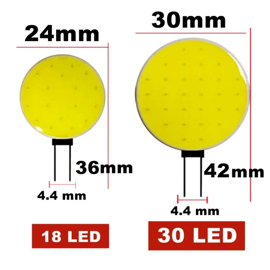 5 Szt G4 LED Chip COB Żarówka 5W 7W LED DC 12V Matryca LED Światło Chłodne Białe Ciepłe Białe Oświetlenie Głowy Wymień Halogenową Lampę Biurkową