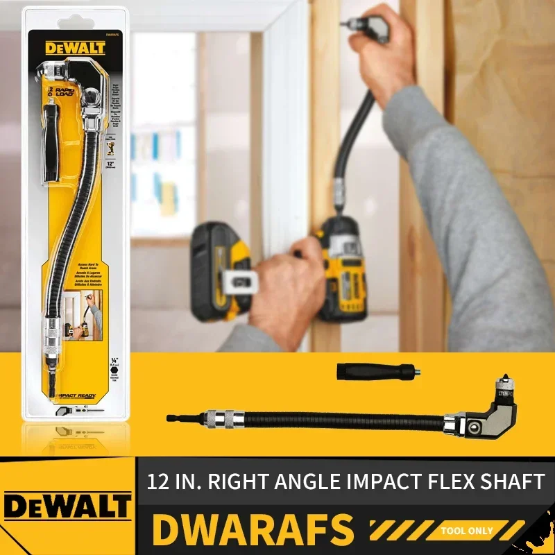 DEWALT DWARAFS-Z 12in 300MM Right Angle Impact Flex Shaft Power Tool Accessories