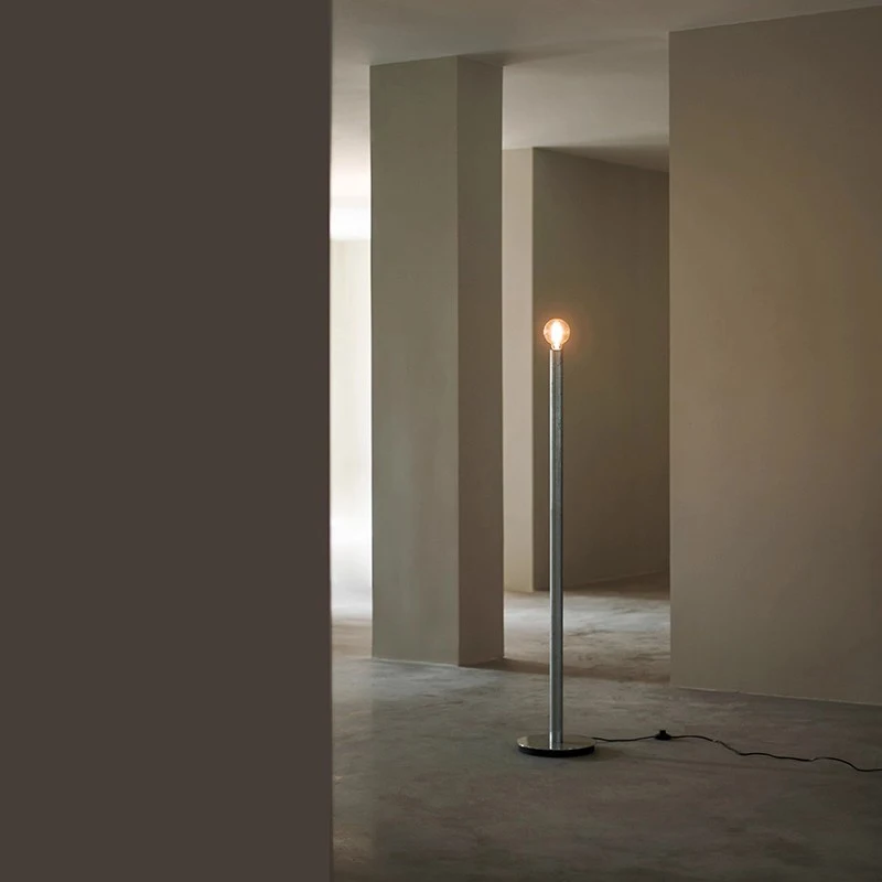 Stainless Steel Art Decorative Lamp Minimalist Home Furnishings Daily Lighting Living Room Floor Lamp Hotel Bedroom Night Light
