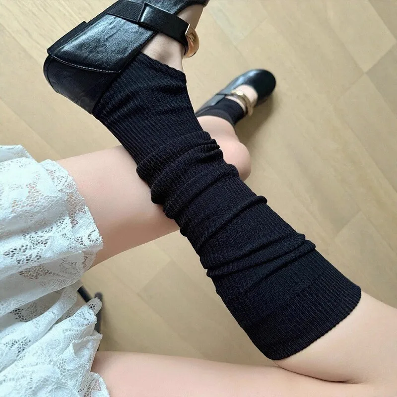 

Summer Stockings Fashion Solid Color Thin Breathable Simple Long Knee High Socks for Woman Elegant Leg Warmer Trends Calf 2025