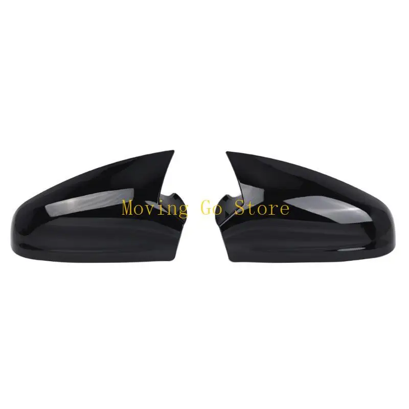 

B5XD Car Styling Black Car Side Glass Covers for Vauxhall H MK5 2004–2009 Wing Glass Cover Caps 6428200，6428219