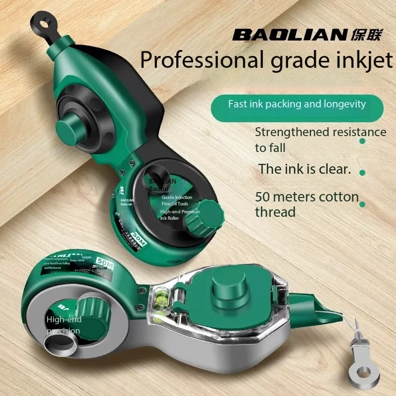 Special woodworking hand cranked ink fountain level for construction site laying, line drawing ink