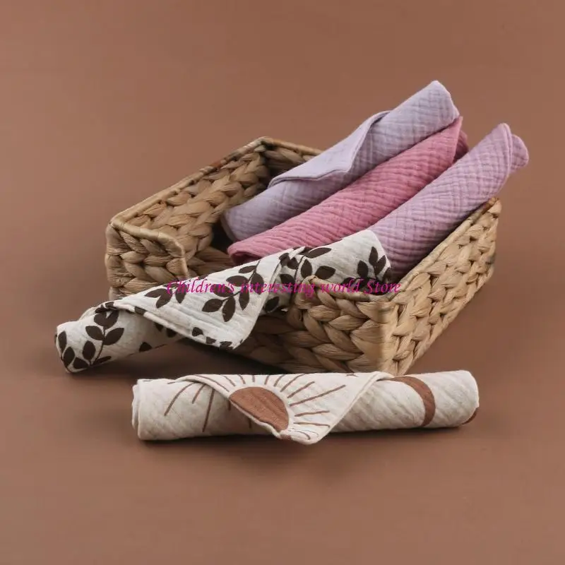 

Pack of 10pcs Baby Washcloth Absorbent Face Cloth Saliva Towel Nursing Bib Bath Towel Cotton Burp Cloth Handkerchief 425F