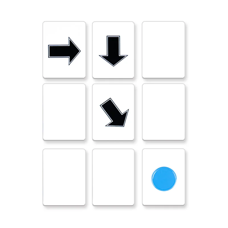 

Dynamic Arrow Magic Deck Card Tricks for Beginners Self-Working Close-Up Gimmick Illusions Interactive Street Magic Props