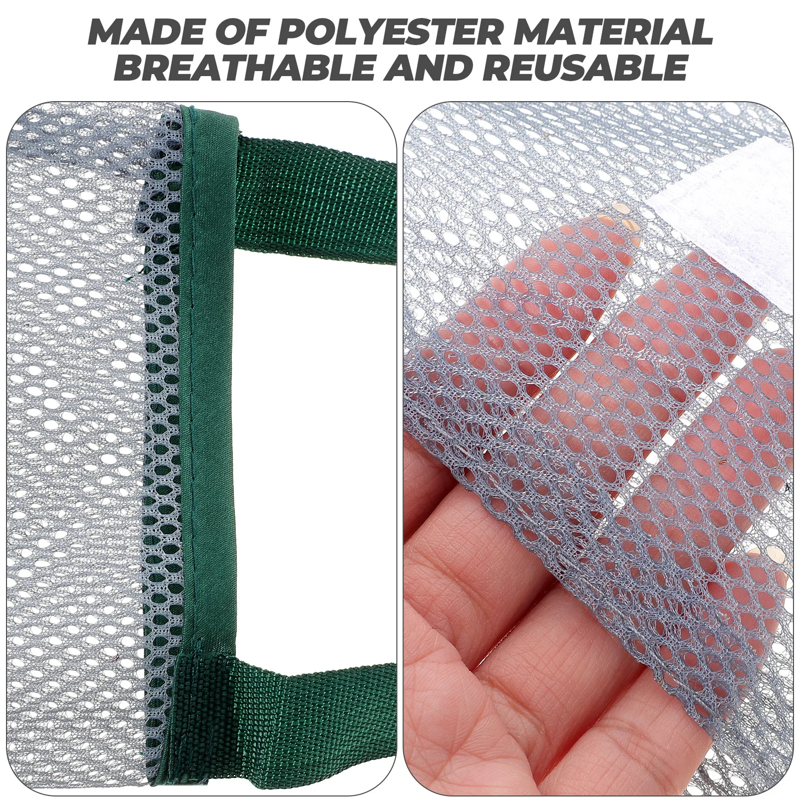 

6Pcs Breathable Fruit Mesh Bags for Vegetables Hanging Design Ginger Garlic Mesh Bag Reusable Garlic Storage Bag