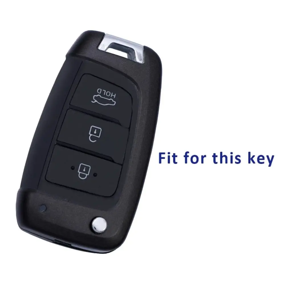 Soft TPU Car Folding Key Case Skin Key Protector Car Key Cover for Hyundai/Tucson/Kona/Azera/Solaris 2/Elantra i30 i35 i40